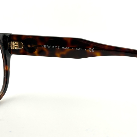 Versace Tortoiseshell Optical Glasses - Brown - ALL INCLUSIVE NWOT - Demo - Picture 4 of 11
